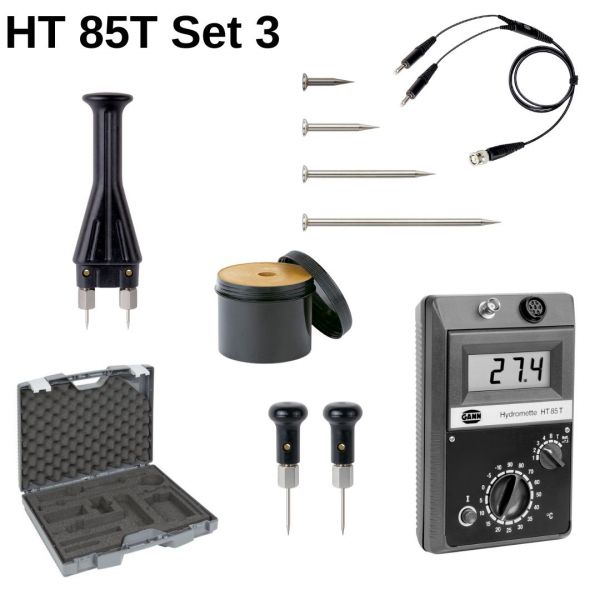 Gann Hydromette HT 85T Set 3 (incl. Elektroden M 20, M 6, Kontaktmasse, MK 8, Koffer) #2377